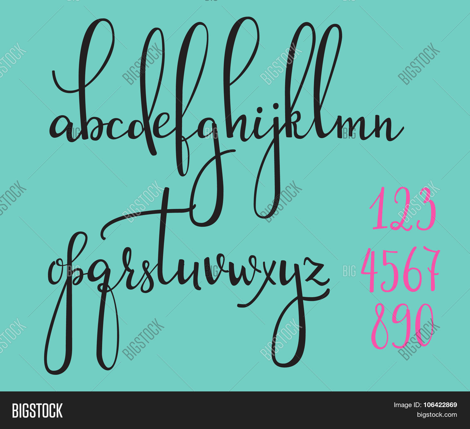 Calligraphy Cursive Vector & Photo (Free Trial) | Bigstock