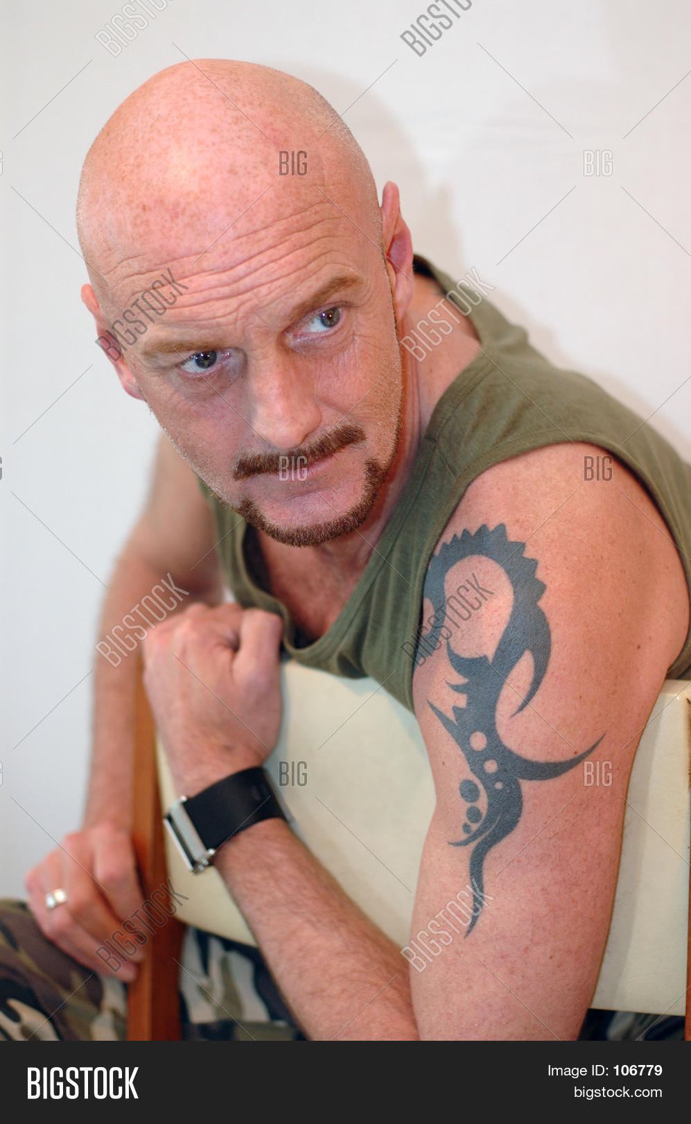 Cool Bald Tattoos