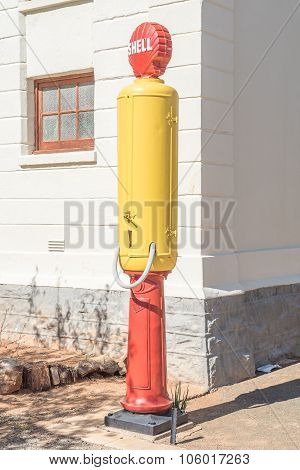 Historic Fuel Pump At The Museum In Carnavon