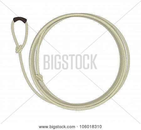 Wild west lasso. Color