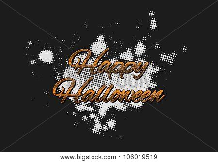 Happy Halloween Text Banner