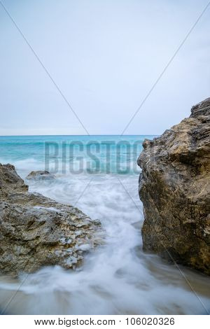 Kathisma Beach, Lefkada Island in Ionian Sea, Greece.