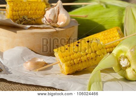 Grilled Corn Skewer