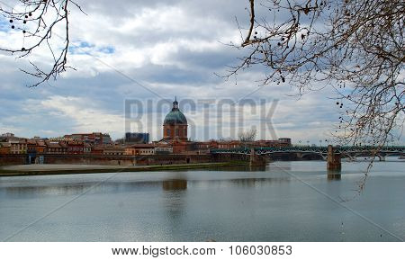 View To The Bridge Of Saint Pierre In Winter