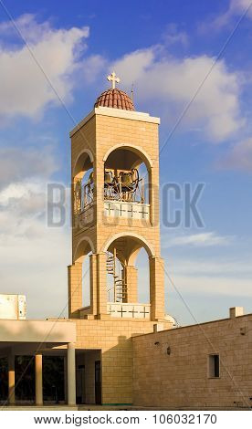 Belfry of Panayia Church in Agia Napa, Cyprus