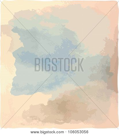 Watercolor background vector.