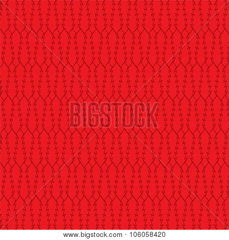 creative red abstract tree pattern
