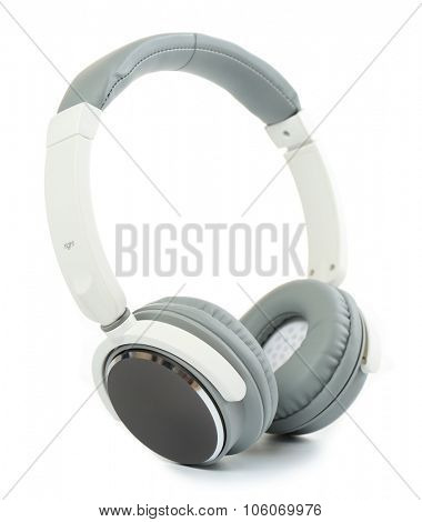 Headphones isolated on white