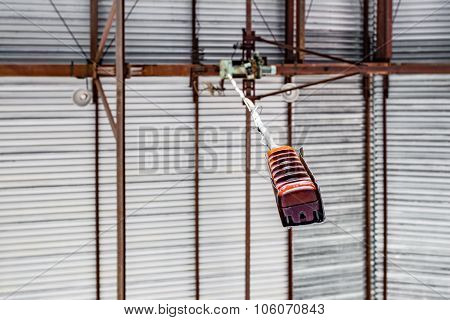 Movement remote control for crane in the factory