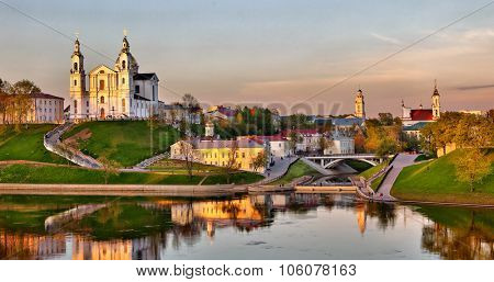 view of the city of Vitebsk, Belarus 