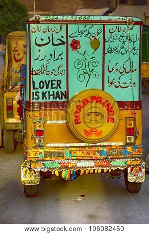 Lover Is Khan - Pakistani Auto Rickshaw