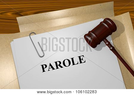 Parole Concept