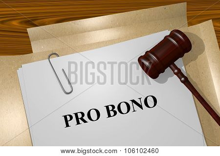 Pro Bono Concept