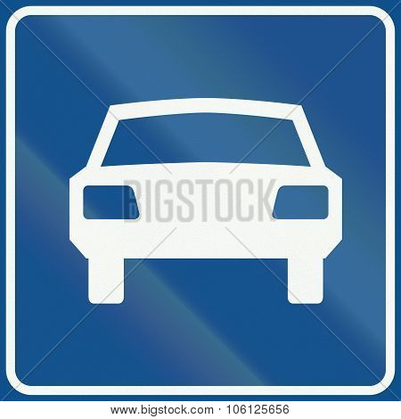 Netherlands Road Sign G3 - Main Highway