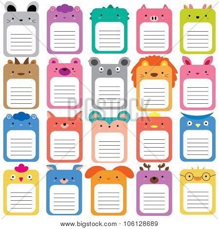 animals text box set