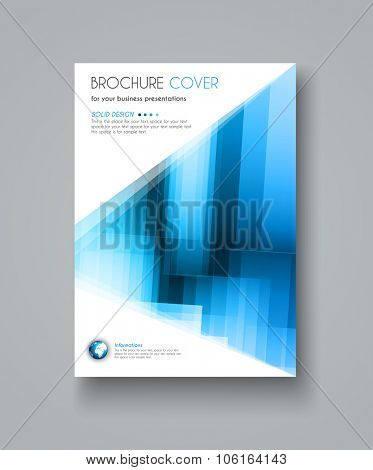 Brochure template, Flyer Design and Depliant Cover for business presentation and magazine covers.