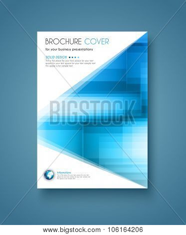 Brochure template, Flyer Design and Depliant Cover for business presentation and magazine covers.