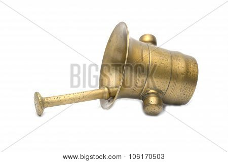Old Bronze Mortar