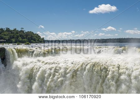 Devil Throat Iguazu Falls At Argentinian Border