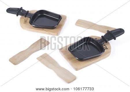 Dishes for Julien and a wooden spatula