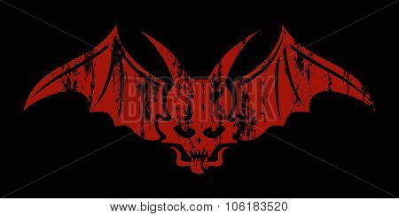 Concept design vector , red devil