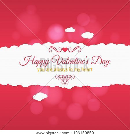 valentines day card vector background