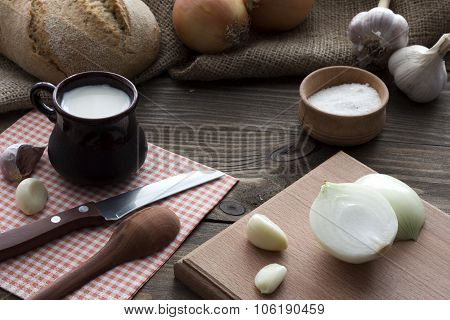 Breakfast In The Village - Milk Hdeb Salt, Onion