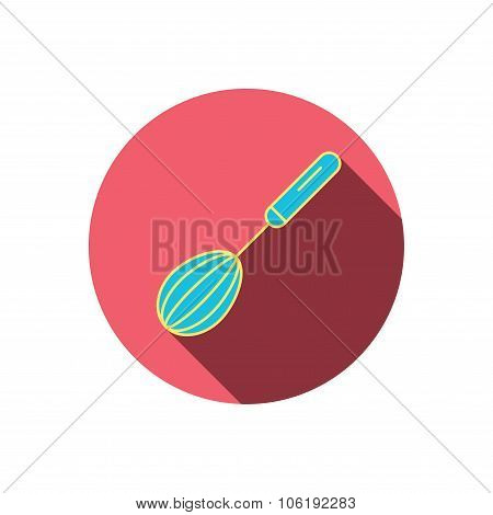 Whisk icon. Kitchen tool sign.
