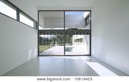 maison moderne, intérieure