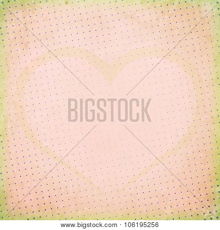 Pink Heart Halftone Pattern Texture Illustration Background