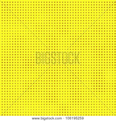 Bright Yellow Dotted Halftone Pattern Illustration Background