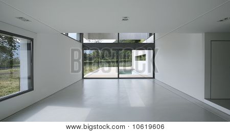 maison moderne, intérieure