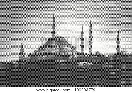 Suleymaniye Mosque, Pop Art Design