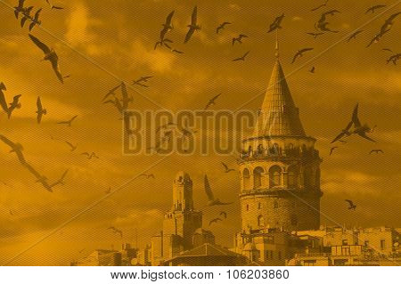 Galata Tower, Pop Art Design
