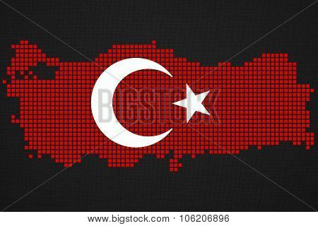 Turkey map, map design