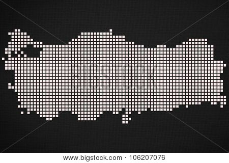 Turkey map, map design