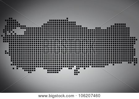 Turkey map, map design