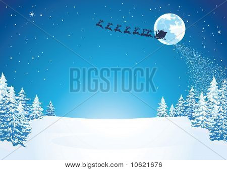 Buiten winterlandschap