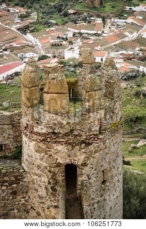 Castle At Burqillos Del Serro, Estremadura, Spain