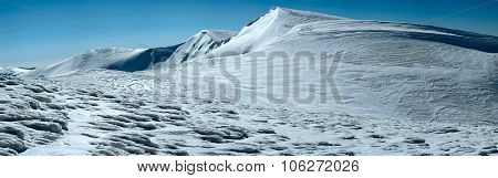 Winter Mountains Ridge