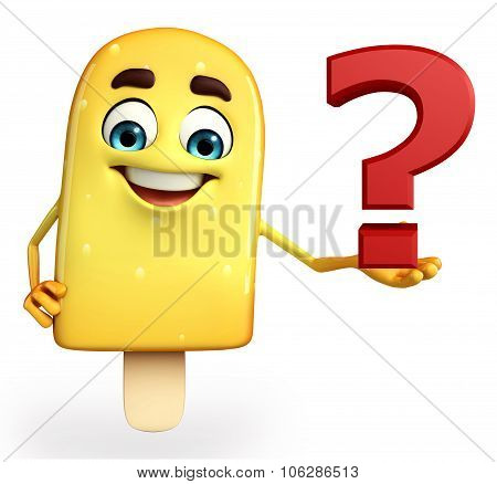 Candy Character With Question Mark