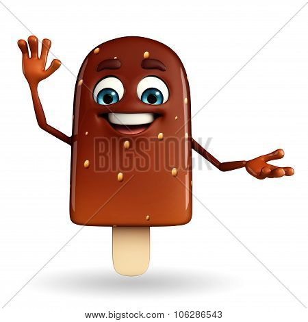 Candy Character Is Presenting