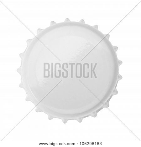 Bottle Cap Isolated On White Background. Without Shadow
