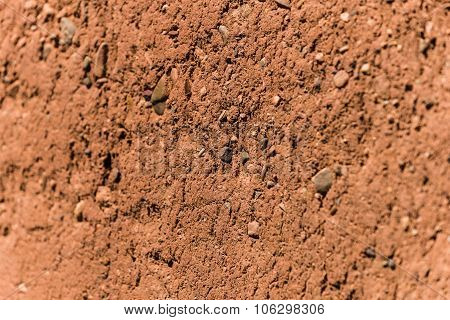 Wall Of Earth In Ait Ben Haddou In Morocco - Famous Filmset For