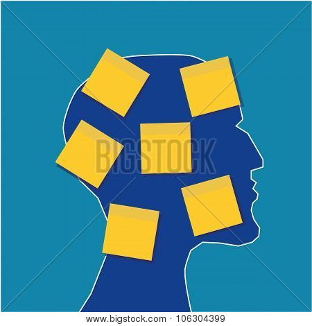Head and Sticky Notes