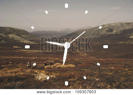 Time Management Clock Alarm Measure Concept