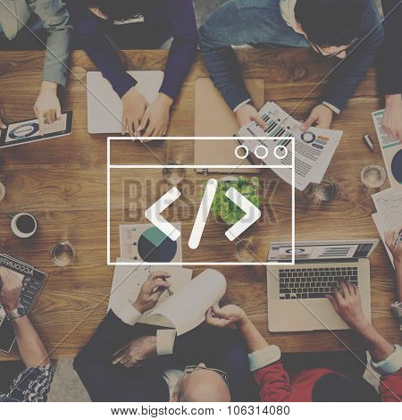 Programing Coding Script Technology Website Program Concept