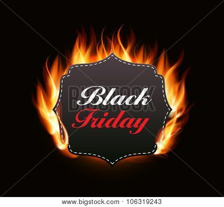 Black Friday Sale Vector Illustration