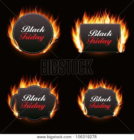 Black Friday Sale Vector Illustration