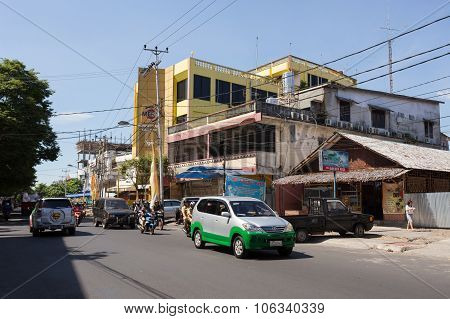 Morning Traffic On Manado Street